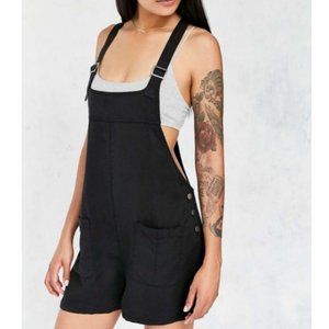 BDG Black Pocket Nicki Overall Romper Size Medium